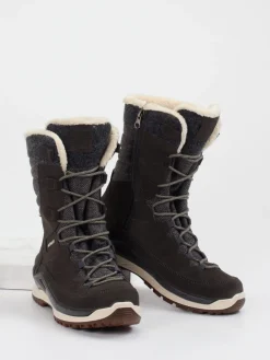 – Winterstiefel aus Veloursleder dunkelbraun*Lowa Online