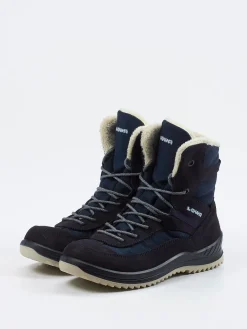 Kinder Lowa – Winterstiefel aus Veloursleder Dunkel