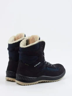 Kinder Lowa – Winterstiefel aus Veloursleder Dunkel