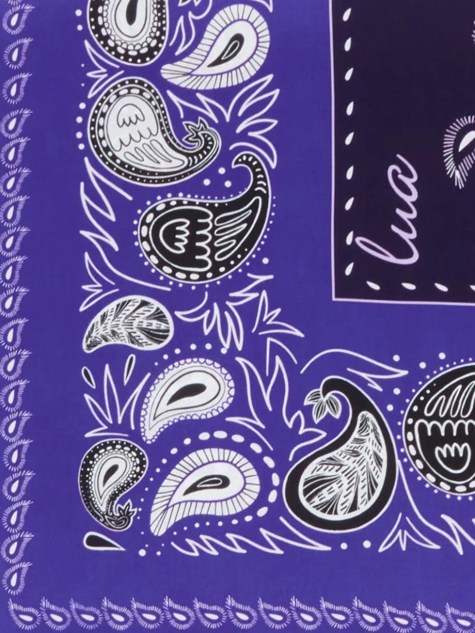 Damen Lua Accessories – Bandana aus Seide in Indigo