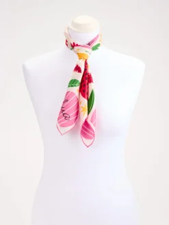 Damen Lua Accessories – Halstuch aus Seide mit Print-Design