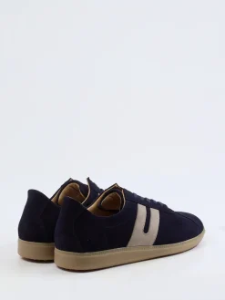 – Retro-Sneaker aus Veloursleder Dunkel*Ludwig Reiter New