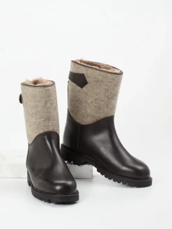 Damen Ludwig Reiter – Winterstiefel aus Kalbleder und Wollfilz