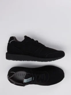 – Komfort-Sneaker aus Textil in Veloursoptik*Lunge Hot