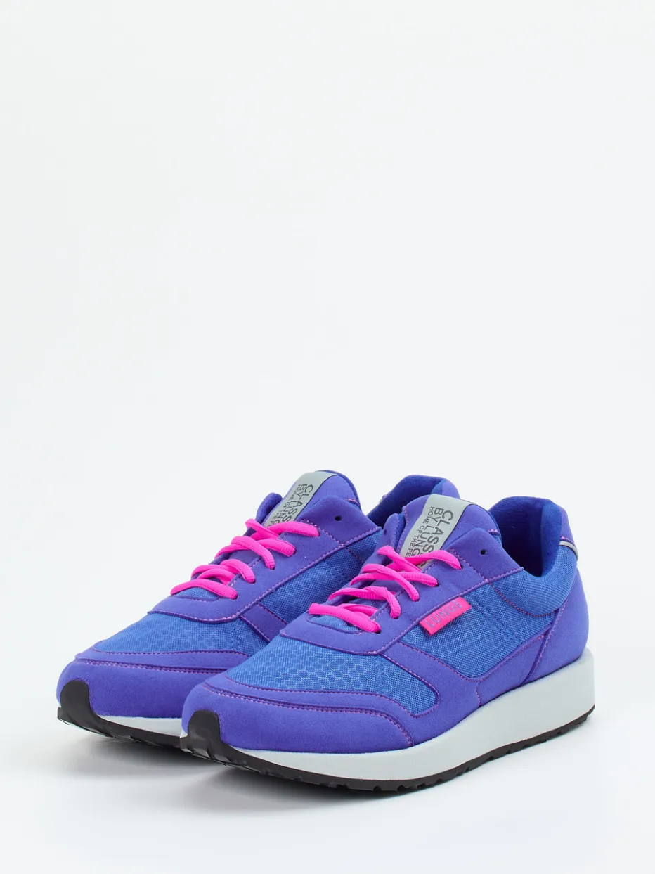 – Retro-Sneaker aus Textil in Violett*Lunge Clearance