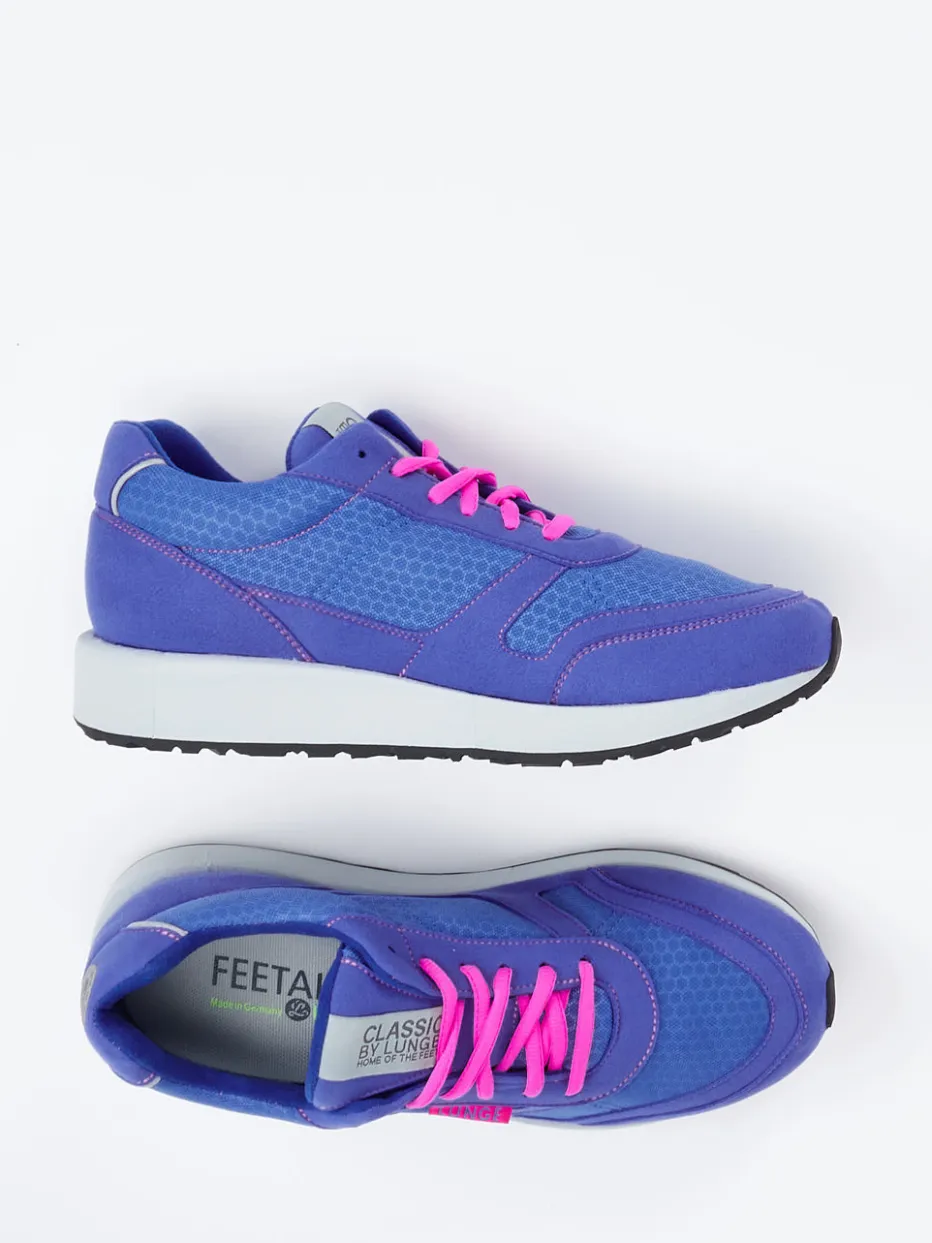 – Retro-Sneaker aus Textil in Violett*Lunge Clearance