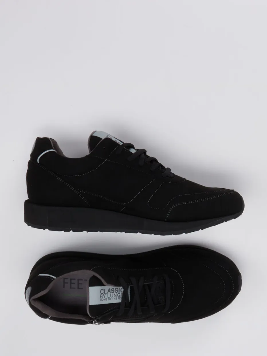 Damen Lunge – Sneaker aus Textil in Velourslederoptik