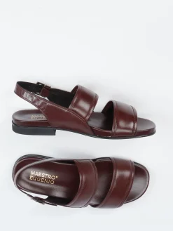 – Sandalen aus Ziegenleder bordeaux*Maestro Eugenio Clearance