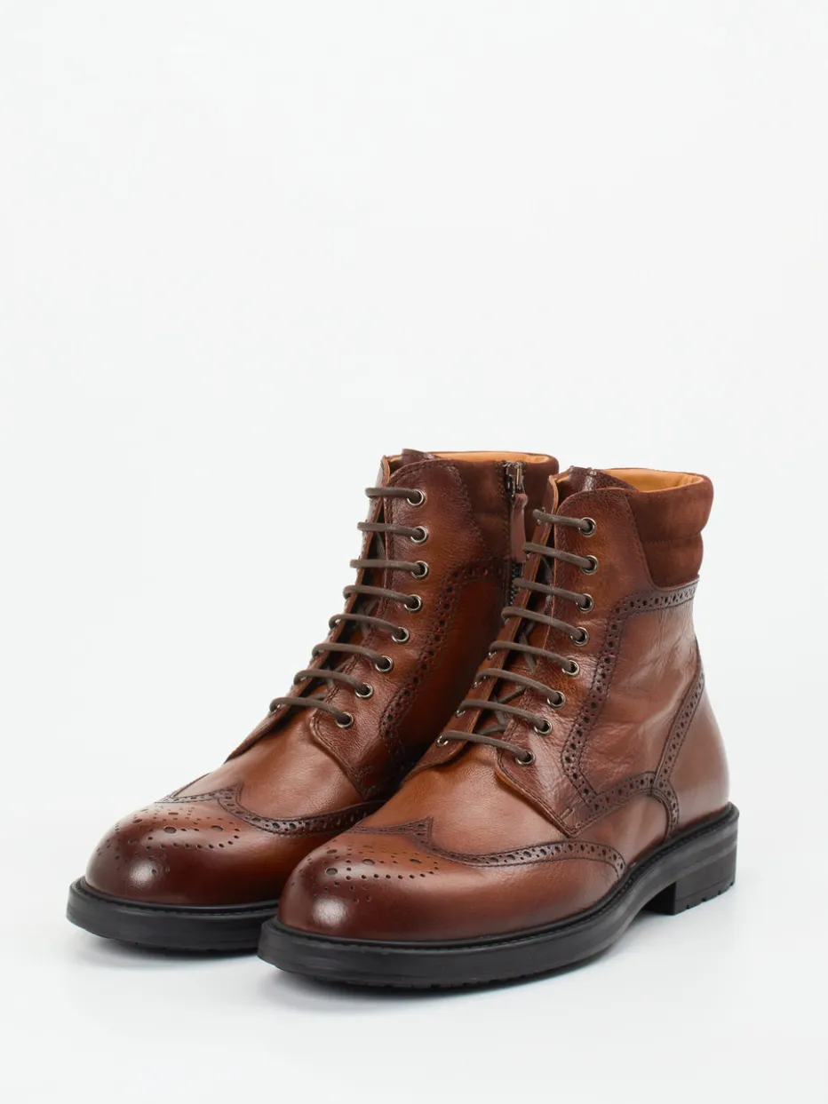 – Brogue-Boots aus Kalbleder in*Magnanni New