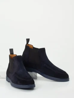 – Chelsea Boots aus Veloursleder Dunkel*Magnanni Hot
