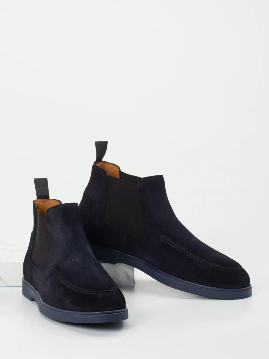 – Chelsea Boots aus Veloursleder Dunkel*Magnanni Hot