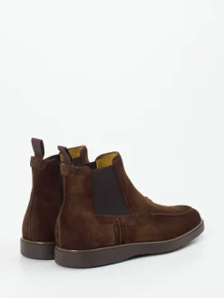 Herren Magnanni – Chelsea Boots aus Veloursleder dunkel
