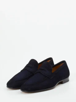 – Loafer aus Veloursleder Dunkel*Magnanni