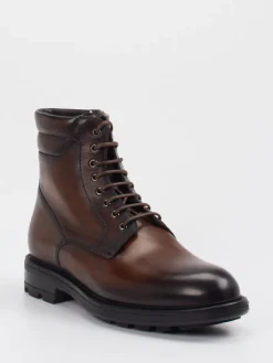 Herren Magnanni – Schnürboots aus Kalbleder Dunkel
