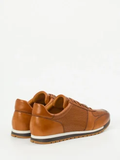 – Sneaker aus geprägtem Leder cognac*Magnanni Clearance