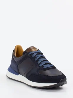 – Sneaker aus Nubukleder Dunkel*Magnanni