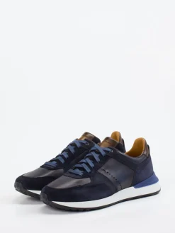 – Sneaker aus Nubukleder Dunkel*Magnanni