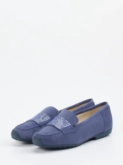 – Loafer aus Veloursleder in Jeans*Mania Discount
