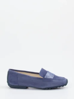 – Loafer aus Veloursleder in Jeans*Mania Discount