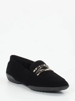 Damen Mania – Loafer aus Veloursleder in