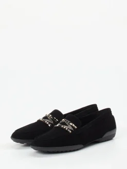 Damen Mania – Loafer aus Veloursleder in