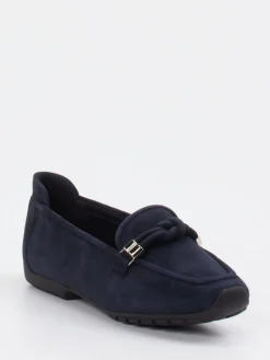 Damen Mania – Loafer aus Veloursleder Dunkel