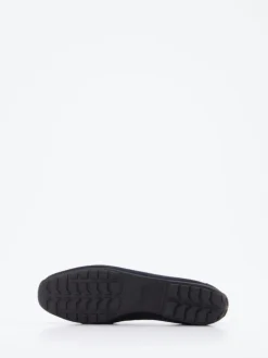 Damen Mania – Loafer aus Veloursleder Dunkel