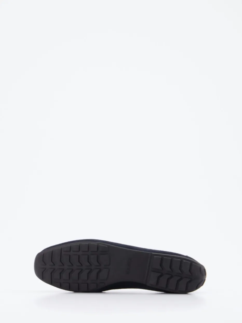 Damen Mania – Loafer aus Veloursleder Dunkel