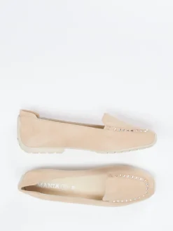 Damen Mania – Loafer aus Veloursleder in