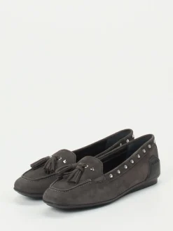 – Loafer aus Veloursleder in Anthrazit*Mania Sale