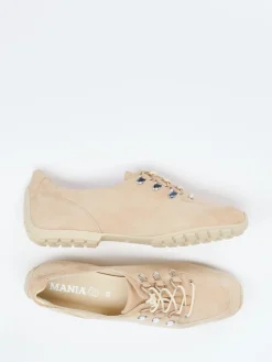 – Schnürschuh aus Veloursleder*Mania Outlet