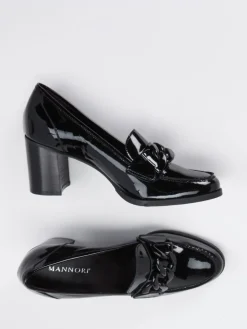 Damen Mannori – Blockabsatz-Loafer aus Lackleder