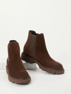 Damen Mannori – Chelsea Boots aus Veloursleder