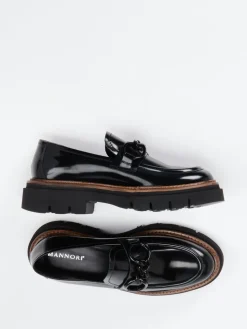 – Chunky-Loafer aus Hochglanzleder*Mannori Hot