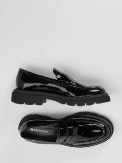 – Chunky-Loafer aus Lackleder*Mannori Hot