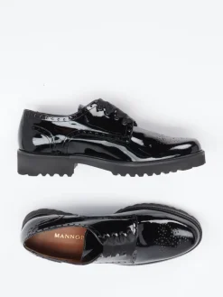 – Derby-Schnürschuh aus Lackleder*Mannori Clearance