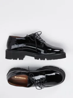 Damen Mannori – Derby-Schuhe aus Lackleder