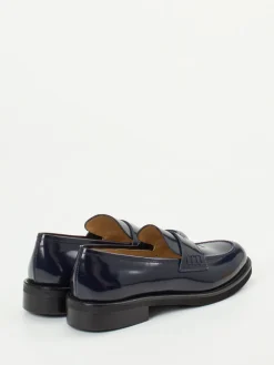 Damen Mannori – Loafer aus Hochglanzleder nacht