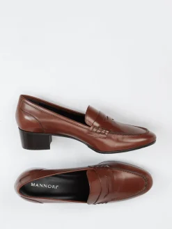 Damen Mannori – Loafer aus Kalbleder in Mittel