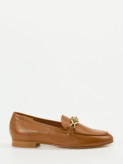 Damen Mannori – Loafer aus Kalbleder cognacfarben