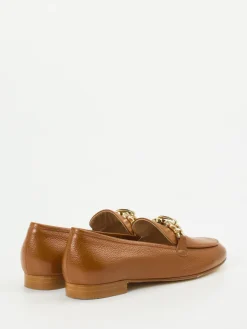 Damen Mannori – Loafer aus Kalbleder cognacfarben