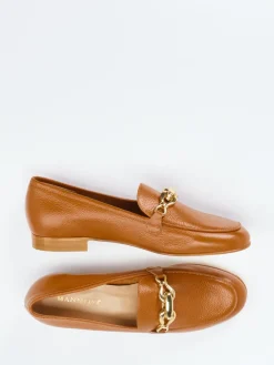 Damen Mannori – Loafer aus Kalbleder cognacfarben
