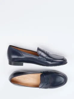 – Loafer aus Kalbleder in Marine*Mannori Clearance