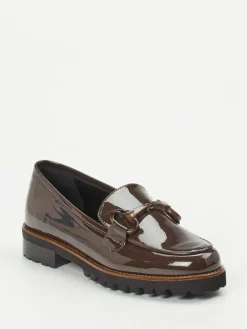 – Loafer aus Lackleder in Schoko*Mannori Sale