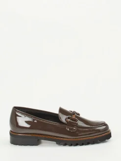 – Loafer aus Lackleder in Schoko*Mannori Sale