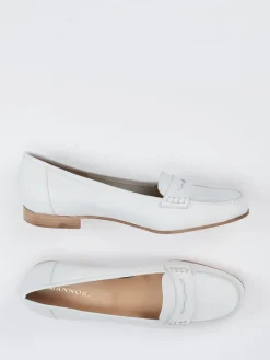 Damen Mannori – Loafer aus Lammleder in Off-White