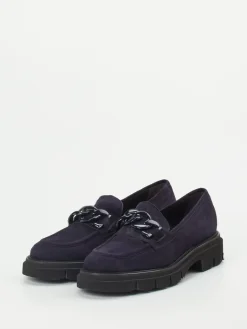 – Loafer aus Veloursleder Dunkelviolett*Mannori Online