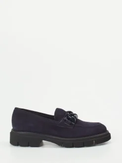 – Loafer aus Veloursleder Dunkelviolett*Mannori Online