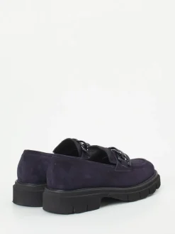 – Loafer aus Veloursleder Dunkelviolett*Mannori Online