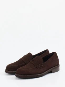 – Loafer aus Veloursleder Dunkel*Mannori Hot